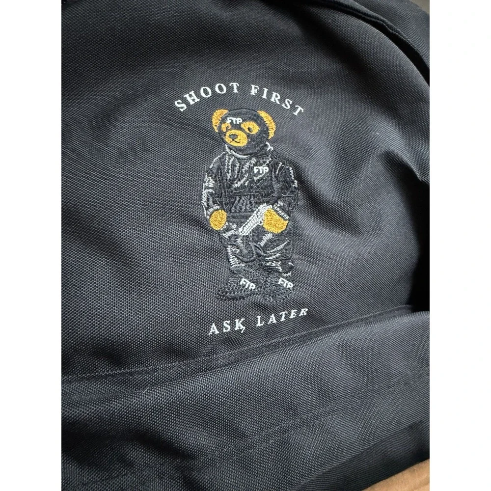 FTP Bear Backpack Black F*ck The Population BRAND NEW ✅❤️ SHIPS ASAP Streetwear